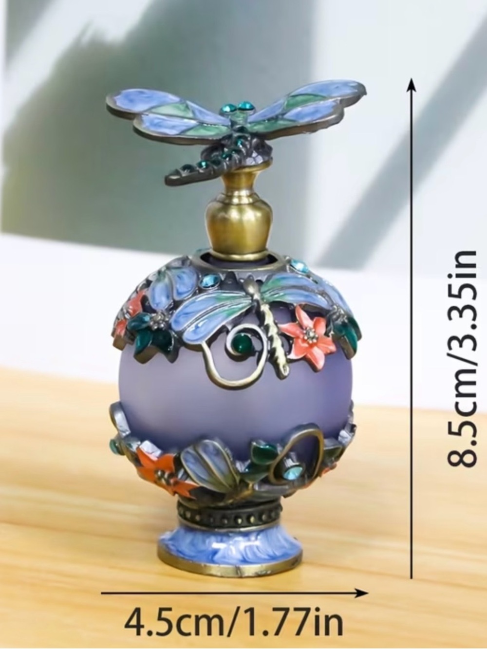 NIB Dragonfly Decorative Miniature Perfume Bottle - Picture 6 of 6